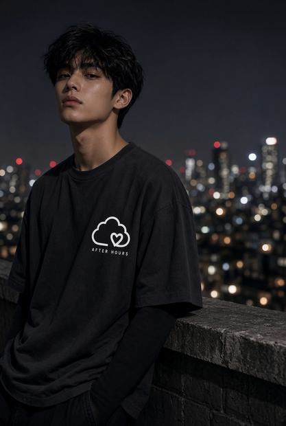 After Hours, on a rooftop